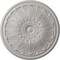 Ekena Millwork Bordeaux Ceiling Medallion (Fits Canopies up to 3 1/4"), 22 5/8"OD x 1 3/4"P, Ultra Pure White CM22BOUWF - alternate 1